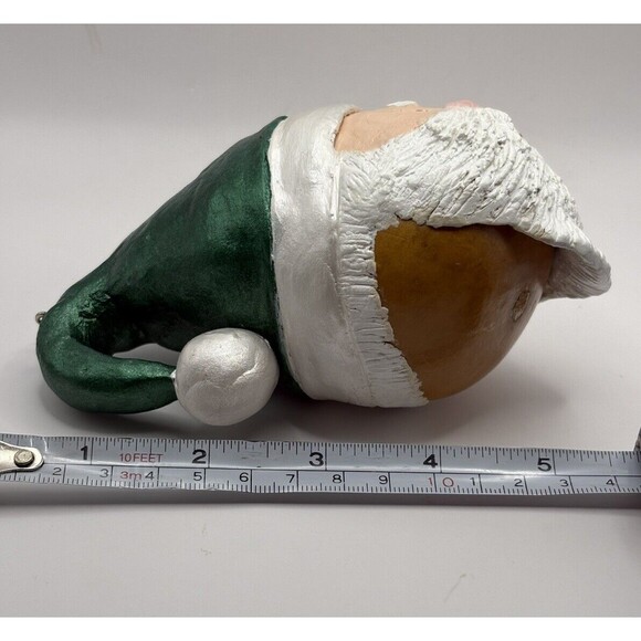 Santa Claus Christmas Gourd Ornament No String Used - Picture 9 of 10